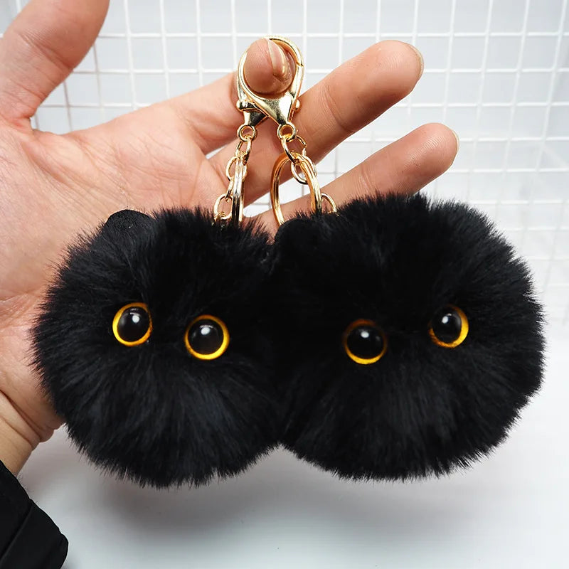 Cute Cat Plush Keychain – Bag Charm for Girls & Gifts