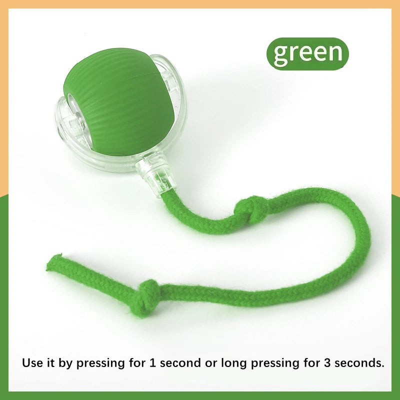 Smart Bouncing Pet Ball – USB Moving Toy for Dogs & Cats