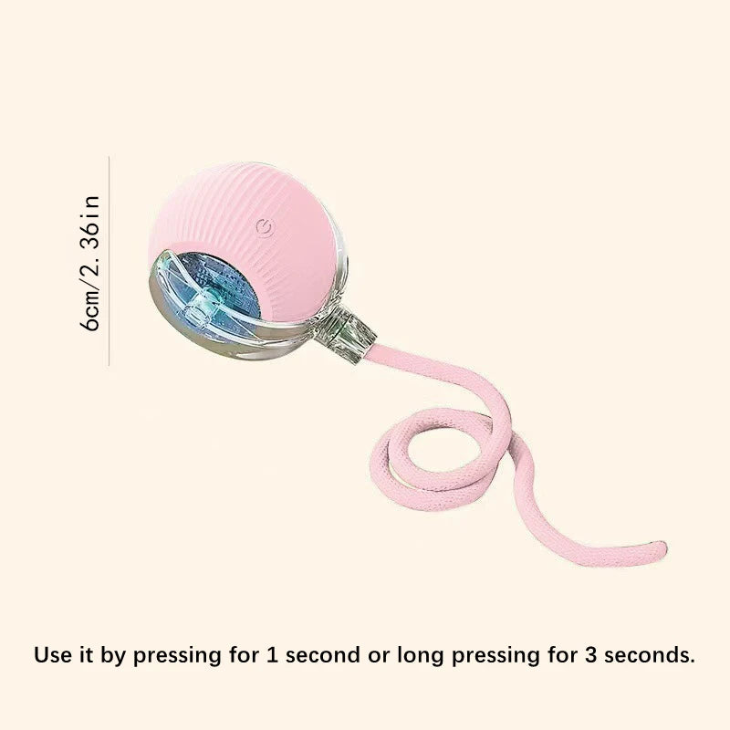Smart Bouncing Pet Ball – USB Moving Toy for Dogs & Cats