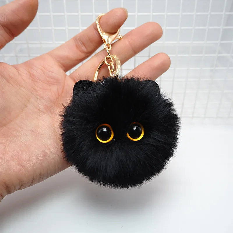 Cute Cat Plush Keychain – Bag Charm for Girls & Gifts