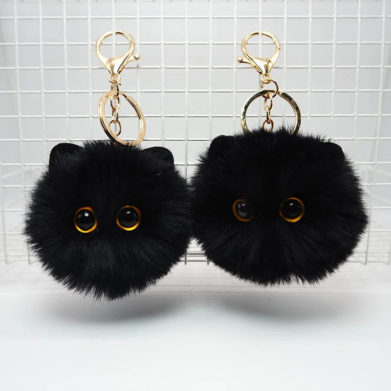 Cute Cat Plush Keychain – Bag Charm for Girls & Gifts