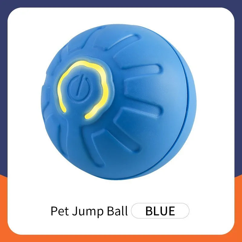 Smart Bouncing Pet Ball – USB Moving Toy for Dogs & Cats