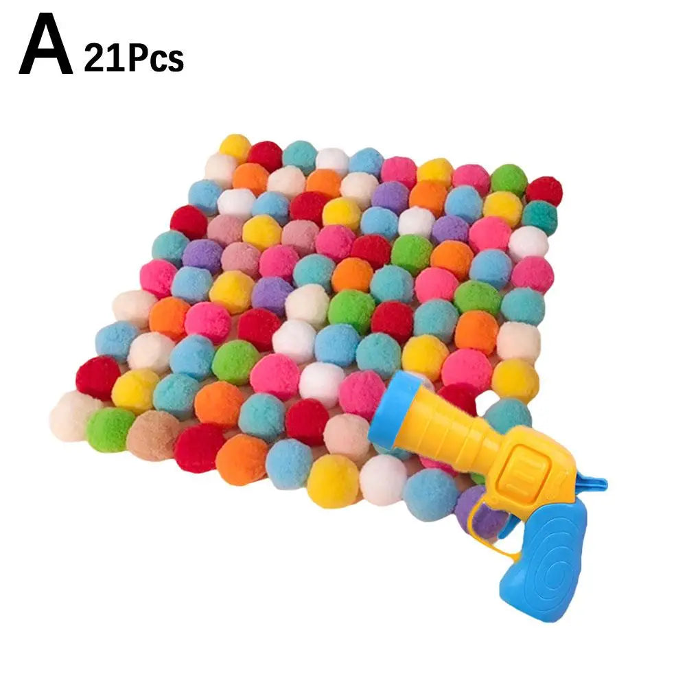 Interactive Cat Launcher Toy – Plush Ball Shooter for Kittens