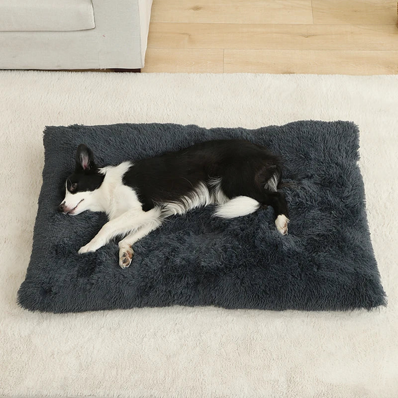 Soft Plush Dog Bed – Cozy Pet Cushion for Dogs & Cats