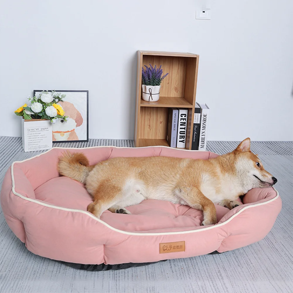Large Pet Sofa Bed – Warm Winter Cushion for Dogs & Cats
