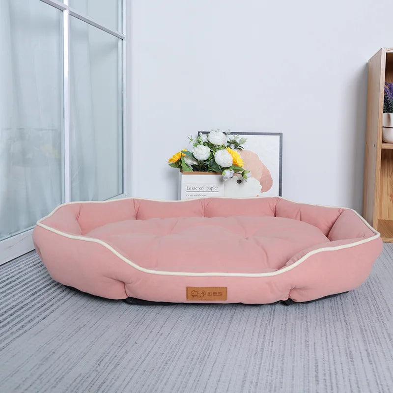 Large Pet Sofa Bed – Warm Winter Cushion for Dogs & Cats