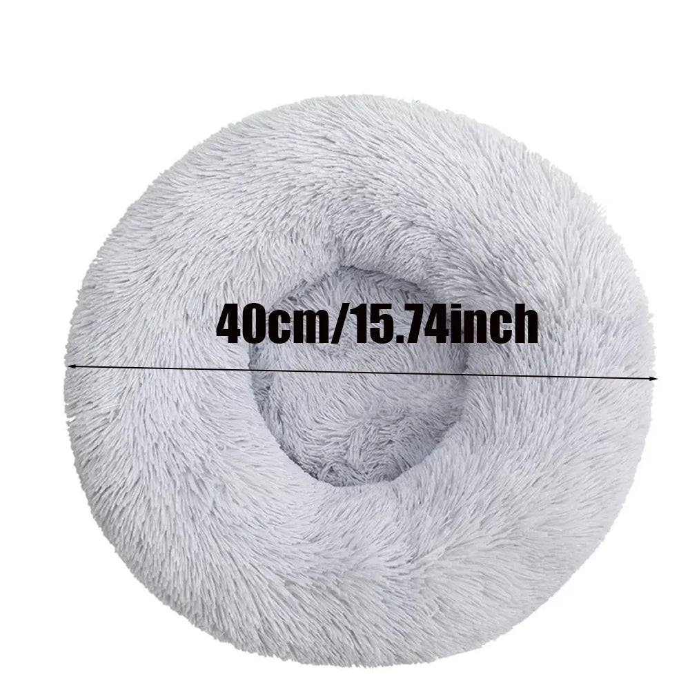 Plush Cat Bed – Warm Nest for Cats & Small Dogs