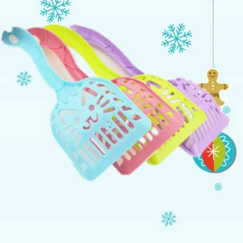 Pet Litter & Food Scoop – Durable Plastic Shovel for Cats & Dogs