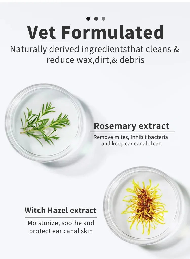 Pet Ear Cleaning Finger Wipes – Natural Ear Care for Dogs & Cats