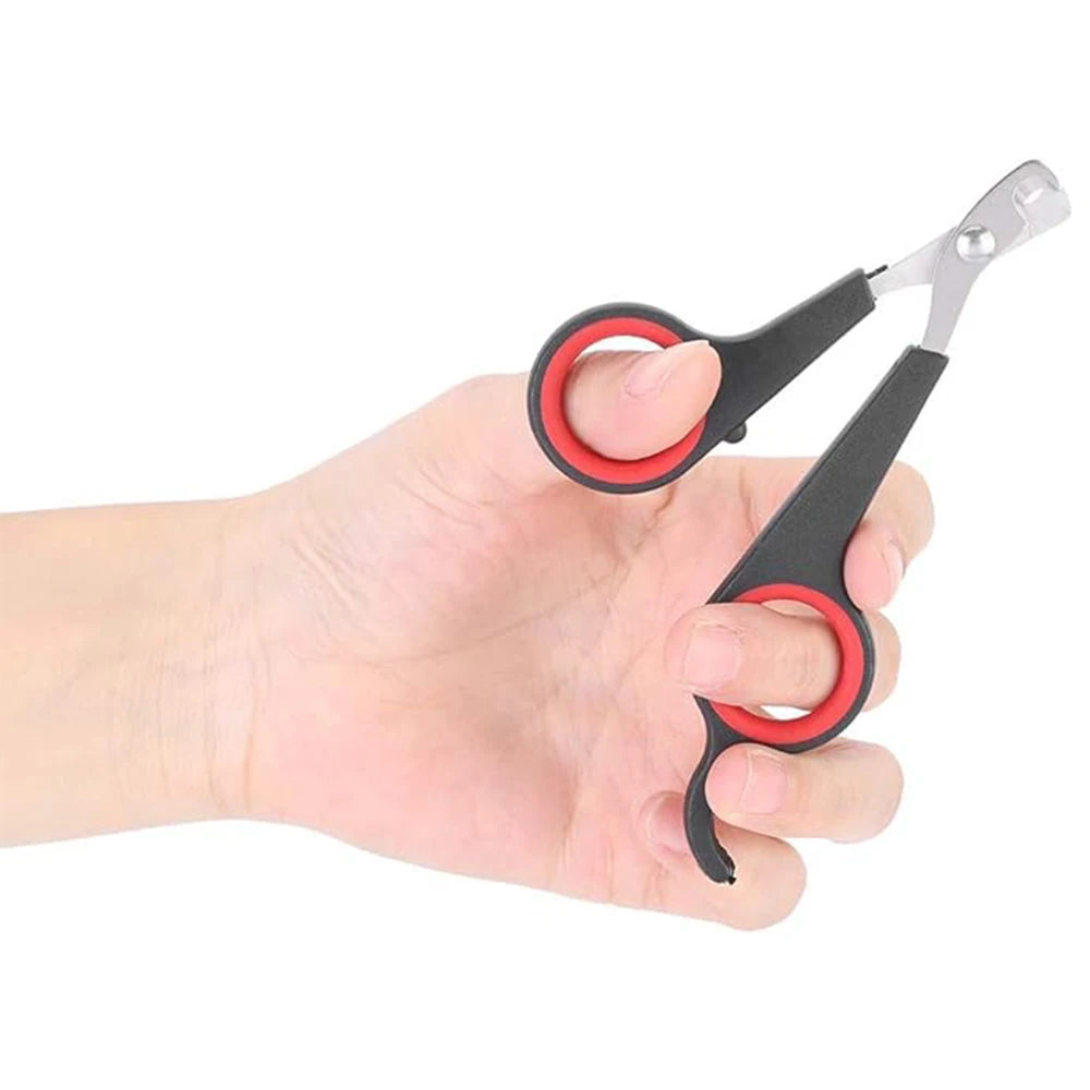 Pet Nail Clipper Scissors – Safe Grooming Tool for Dogs, Cats & Small Animals