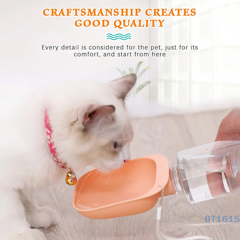 Portable Pet Water Bottle – Travel Water Dispenser for Dogs & Cats