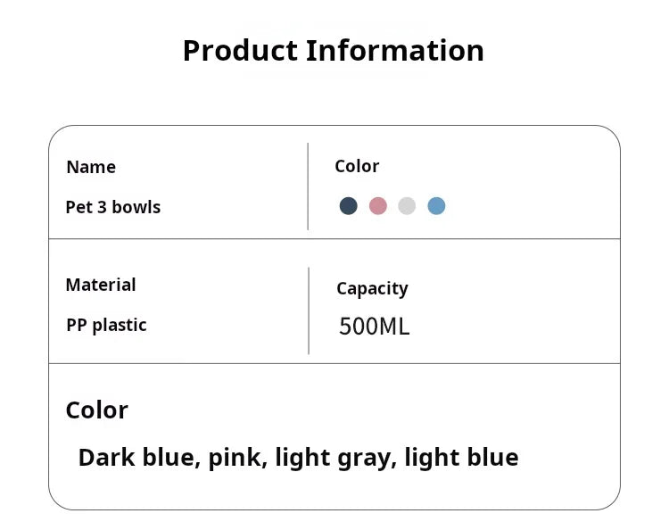 3-in-1 Tilted Cat Bowl with Automatic Water Feeder