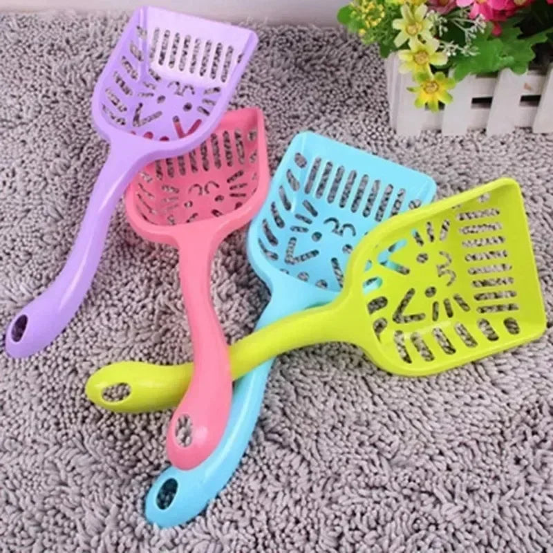 Pet Litter & Food Scoop – Durable Plastic Shovel for Cats & Dogs