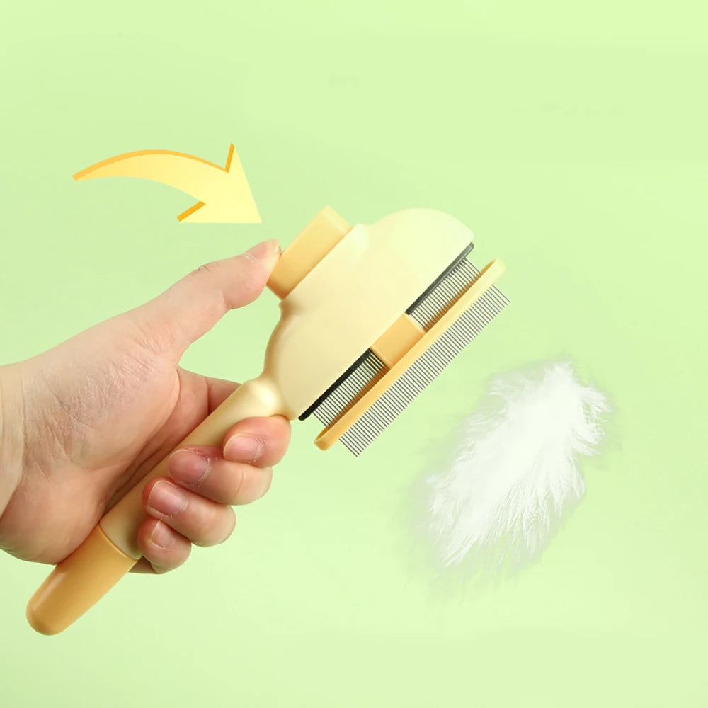 Pet Hair Brush & Comb – Easy Hair Remover for Dogs, Cats & Kittens