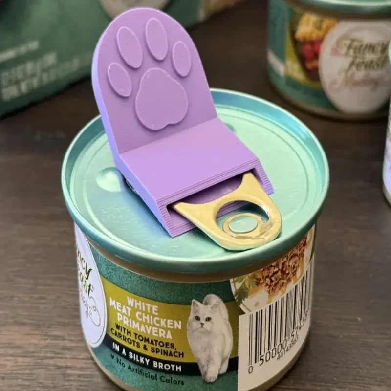 Pet Can Opener – Ergonomic Non-Slip Grip for Cat & Dog Food