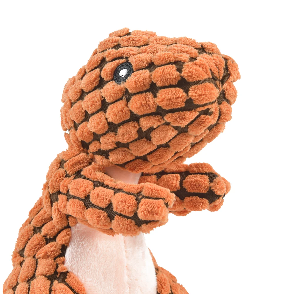 Plush Dinosaur Chew Toy – Interactive & Soft for Dogs and Cats
