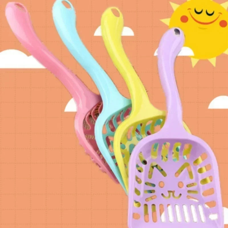 Pet Litter & Food Scoop – Durable Plastic Shovel for Cats & Dogs