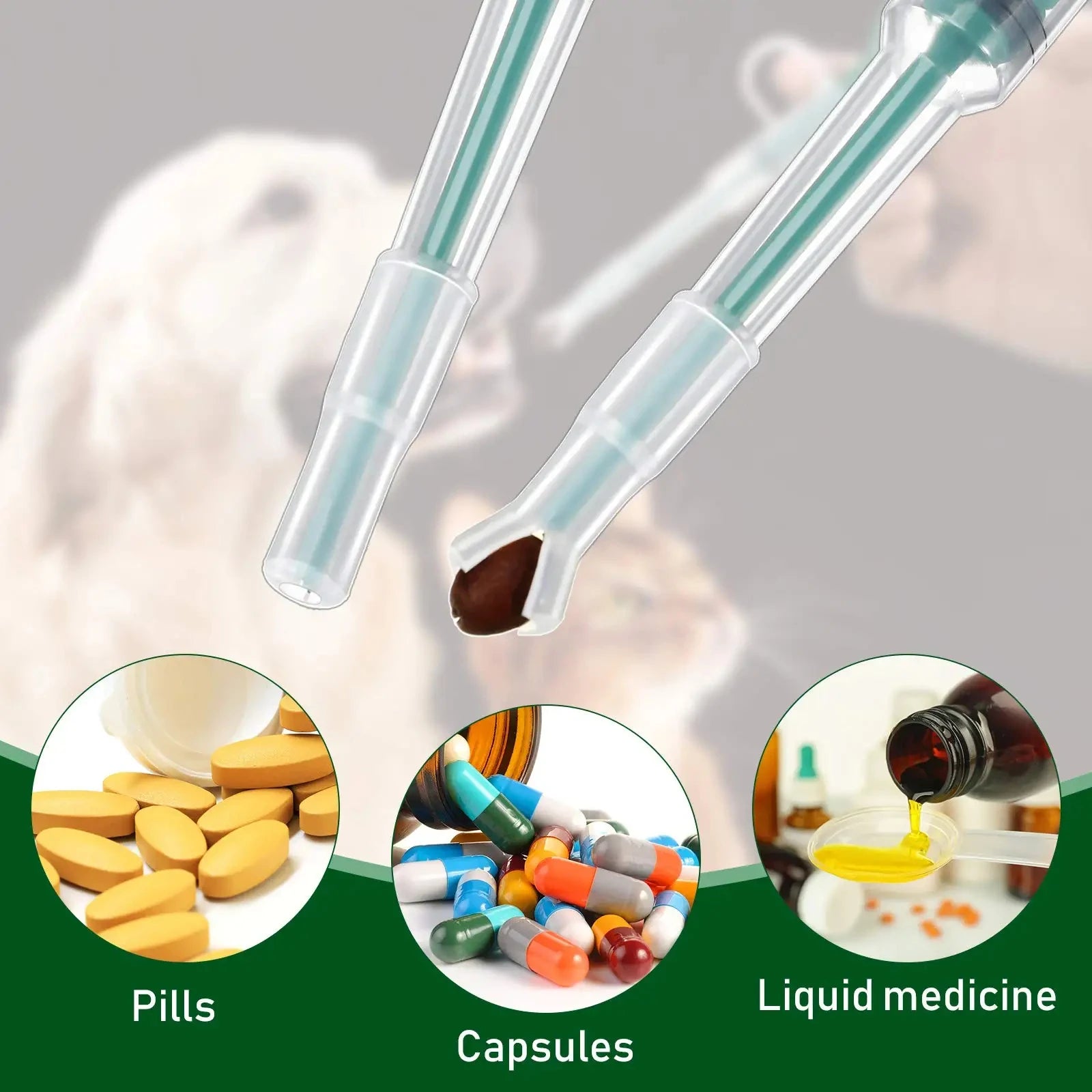 Pet Medication Dispenser – Pill & Capsule Feeder for Dogs & Cats
