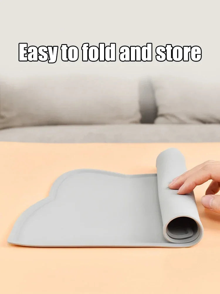 Waterproof Non-Slip Pet Placemat for Dogs & Cats – Easy to Clean Food & Water Mat