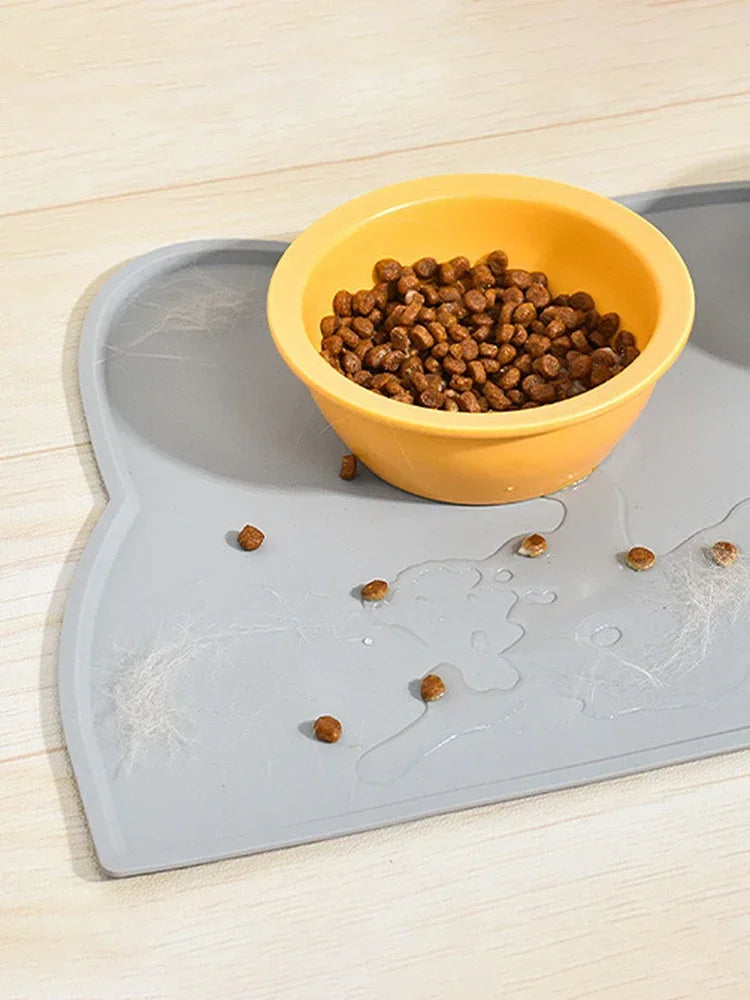 Waterproof Non-Slip Pet Placemat for Dogs & Cats – Easy to Clean Food & Water Mat