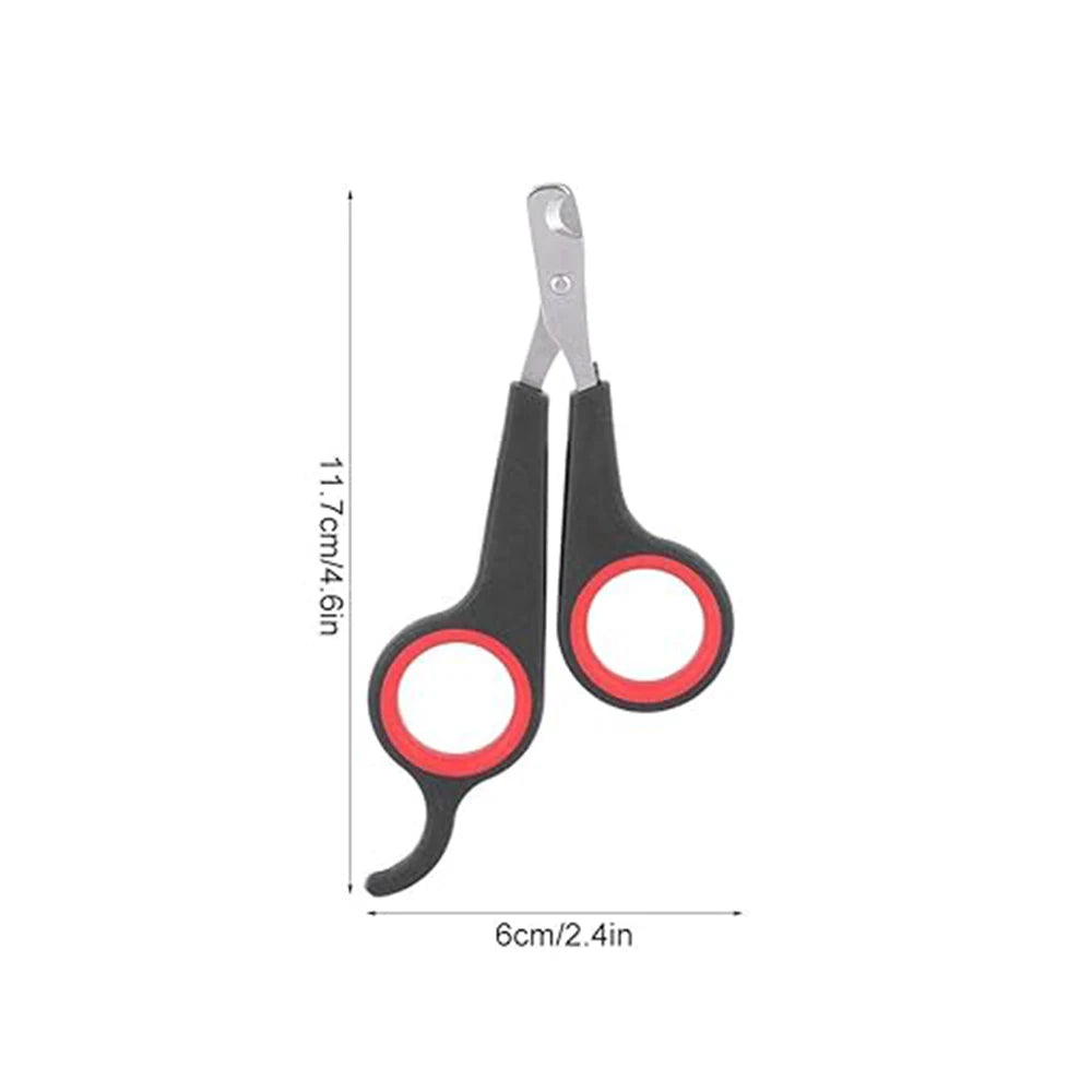 Pet Nail Clipper Scissors – Safe Grooming Tool for Dogs, Cats & Small Animals