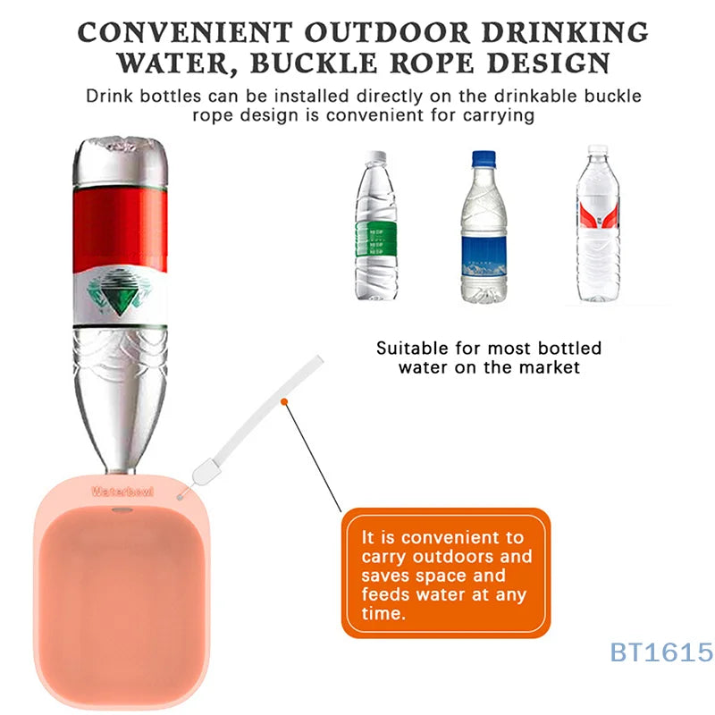 Portable Pet Water Bottle – Travel Water Dispenser for Dogs & Cats