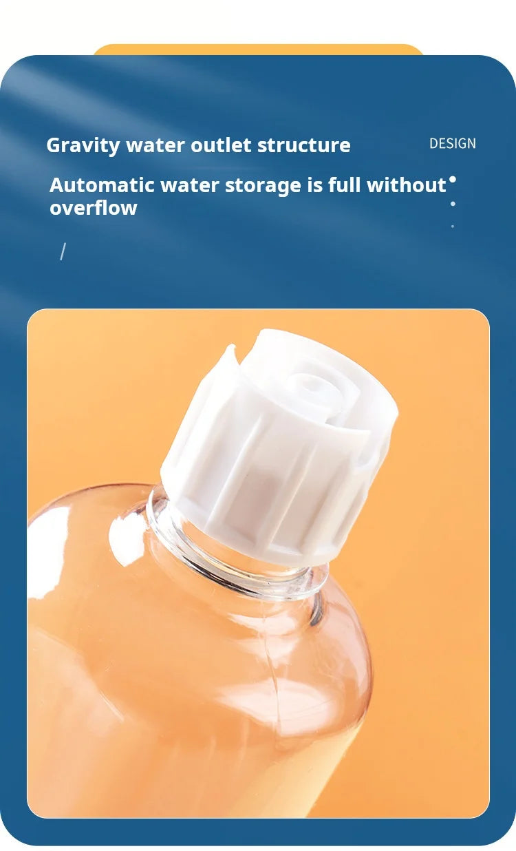 3-in-1 Tilted Cat Bowl with Automatic Water Feeder