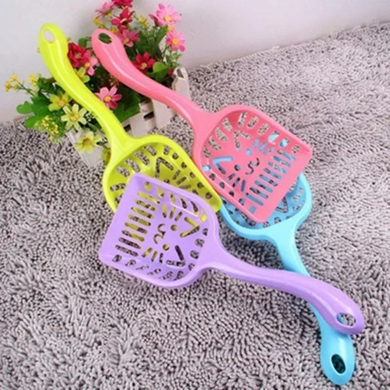Pet Litter & Food Scoop – Durable Plastic Shovel for Cats & Dogs