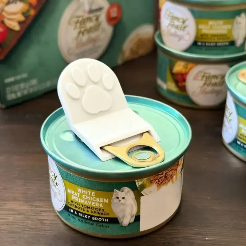 Pet Can Opener – Ergonomic Non-Slip Grip for Cat & Dog Food