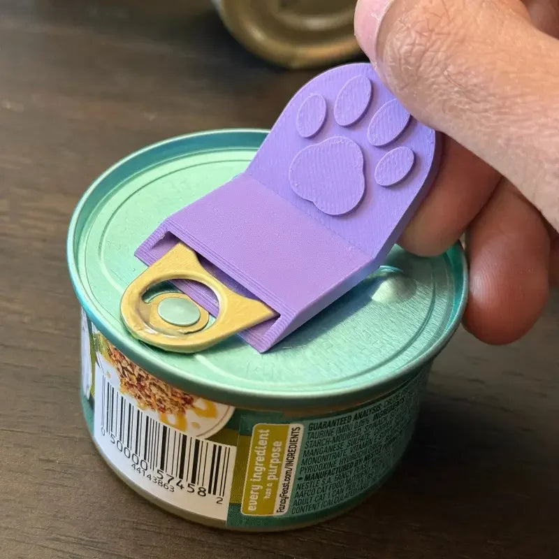Pet Can Opener – Ergonomic Non-Slip Grip for Cat & Dog Food