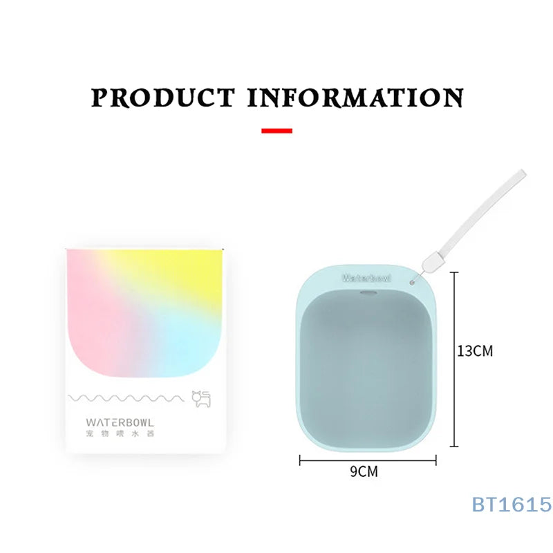 Portable Pet Water Bottle – Travel Water Dispenser for Dogs & Cats