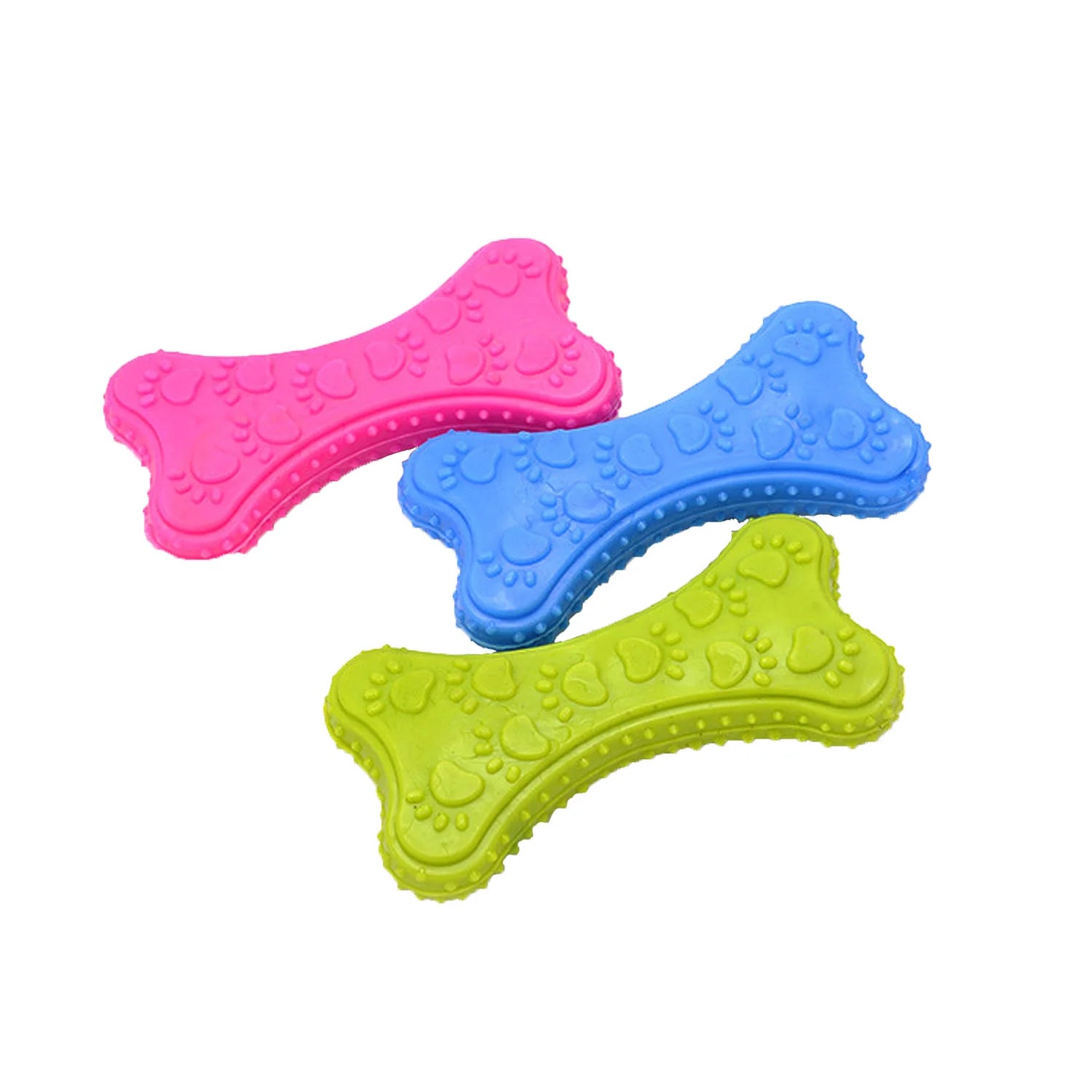 Rubber Chew Toy – Bite-Resistant & Teeth-Cleaning for Small Dogs