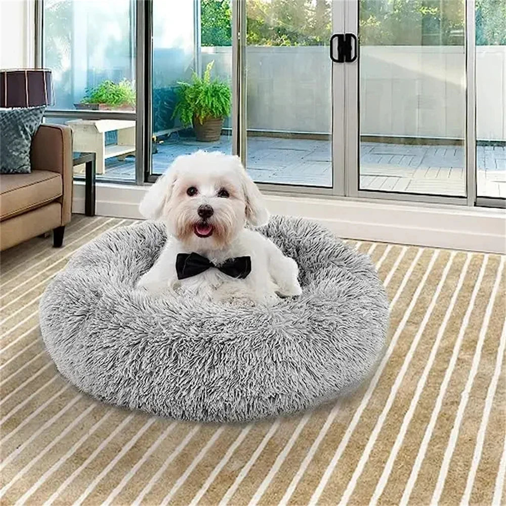Plush Cat Bed – Warm Nest for Cats & Small Dogs