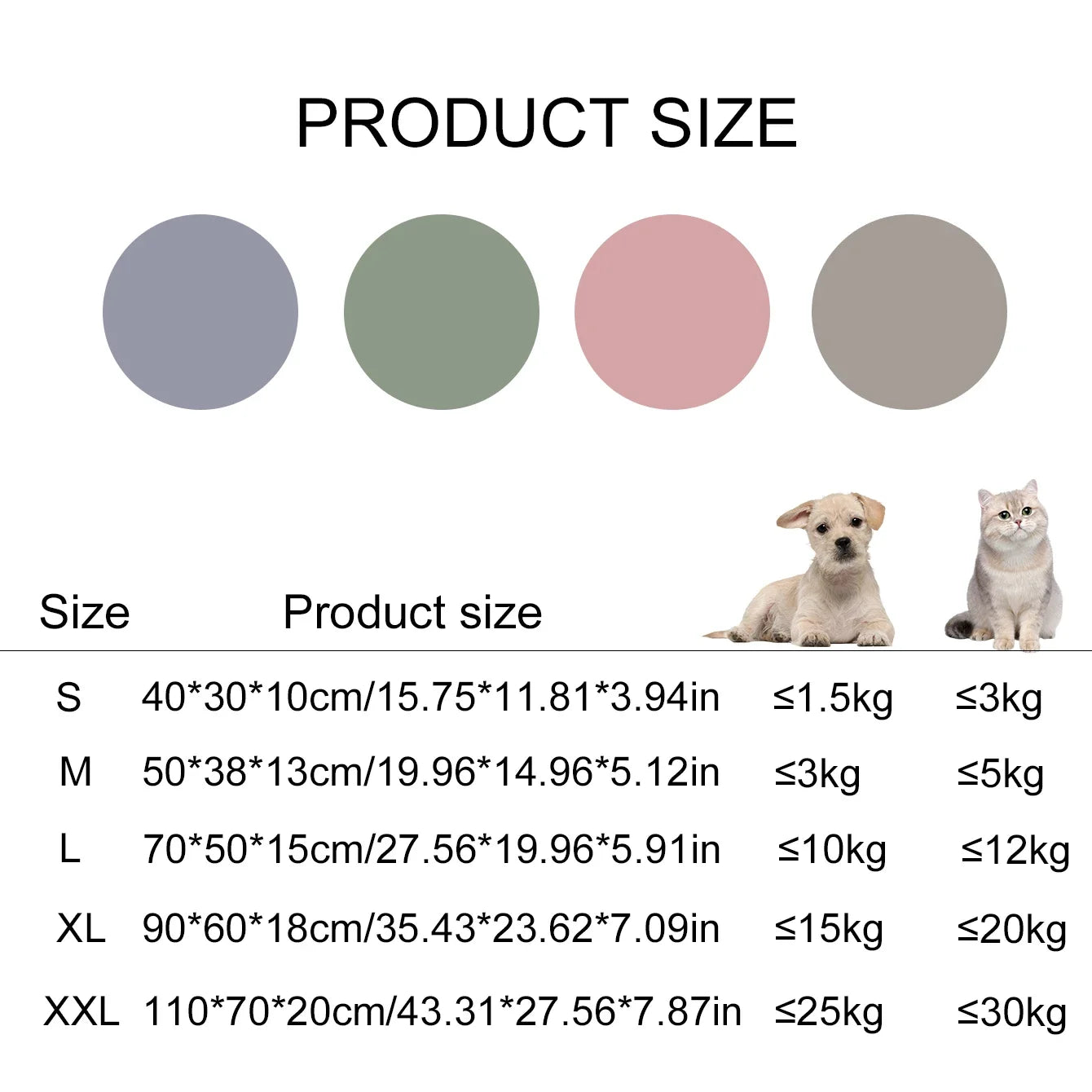 Large Pet Sofa Bed – Warm Winter Cushion for Dogs & Cats