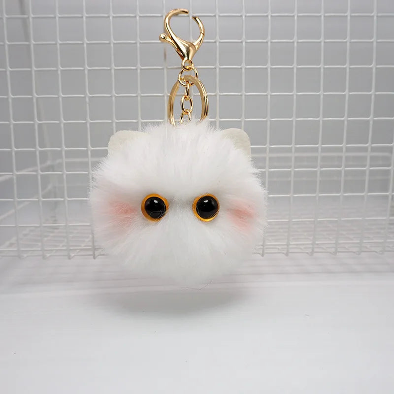 Cute Cat Plush Keychain – Bag Charm for Girls & Gifts