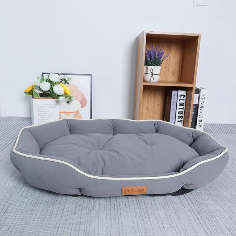 Large Pet Sofa Bed – Warm Winter Cushion for Dogs & Cats